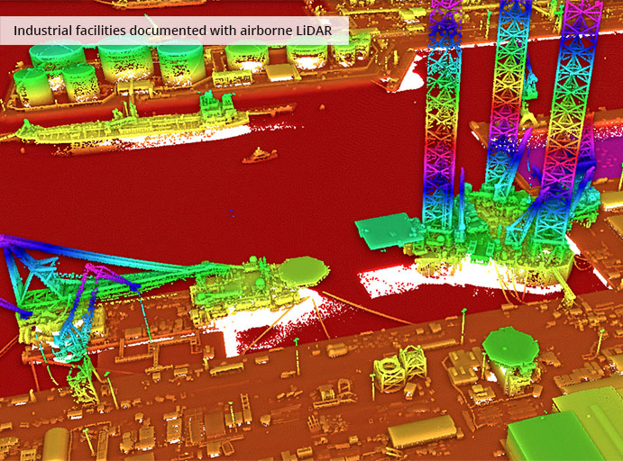 pointcloudtechnology-industrial facilities documented with airborne lidar
