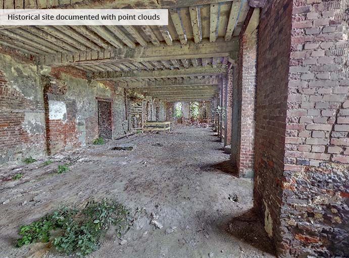 pointcloudtechnology-historical site documented with point clouds